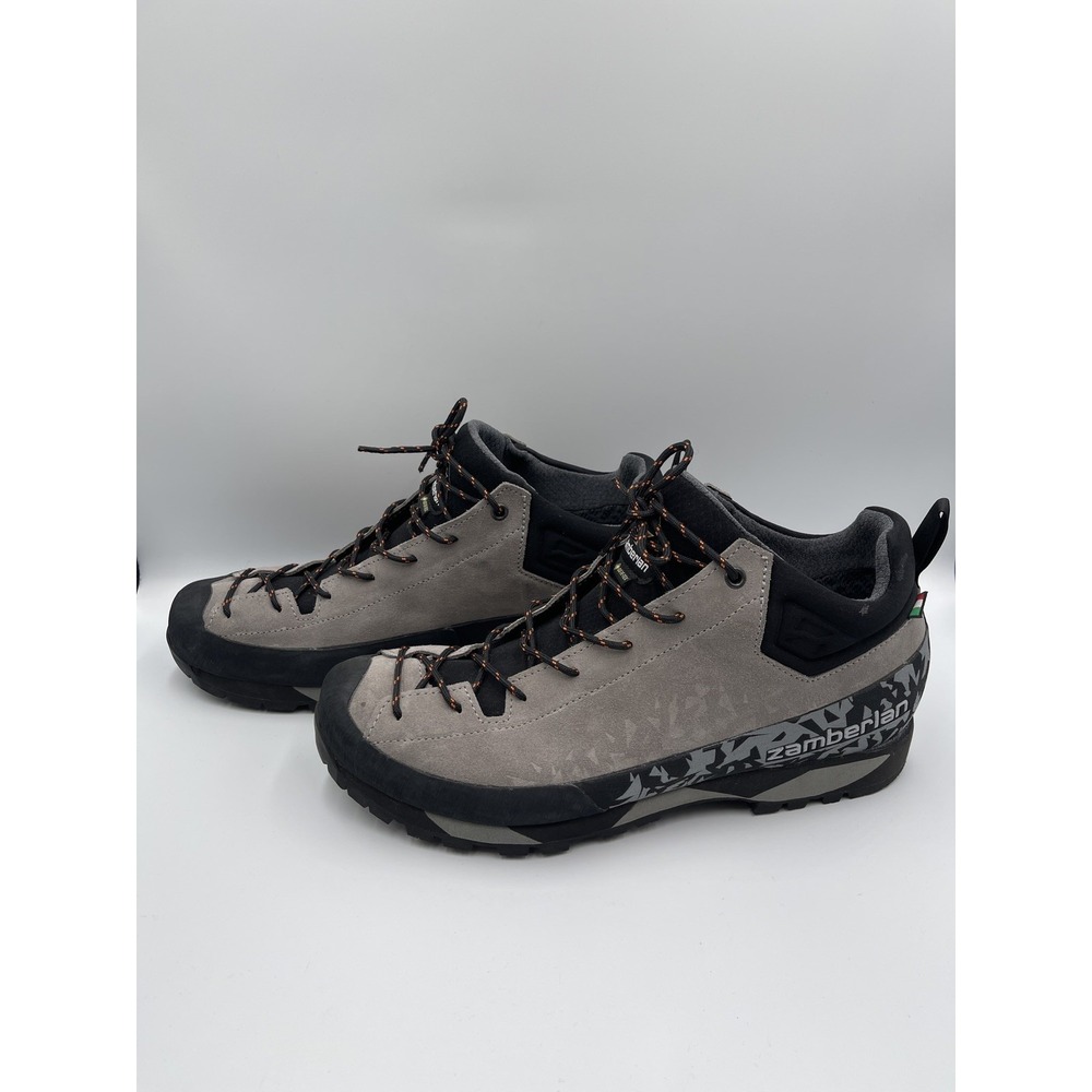 Zamberlan 215 Salathe GTX RR Men's Dark Grey Hiking Shoe sz 10 EUC
